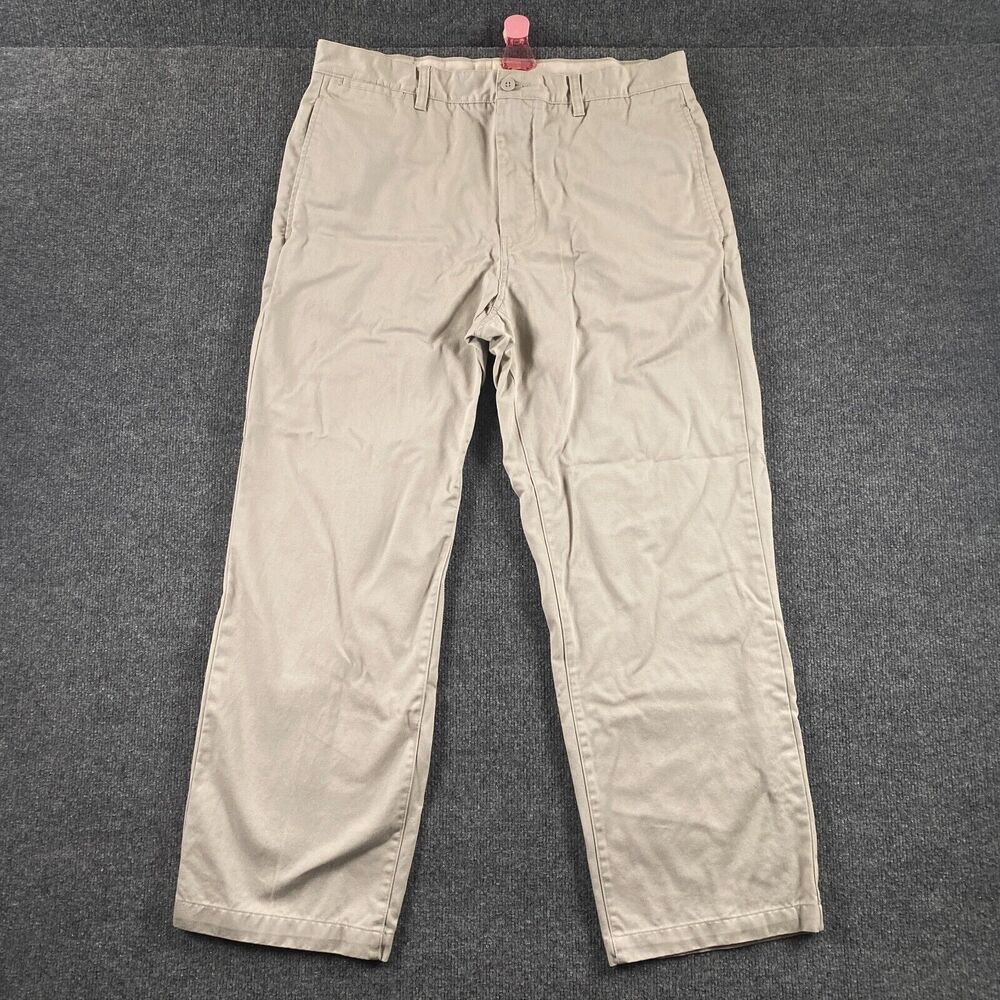 Vintage Gap Khakis Gapkhakis Flat Front Beige Size 36x30